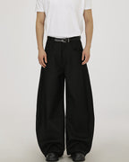 Wide-Leg Wool Trousers