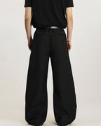 Slim Pleat-Front Trousers