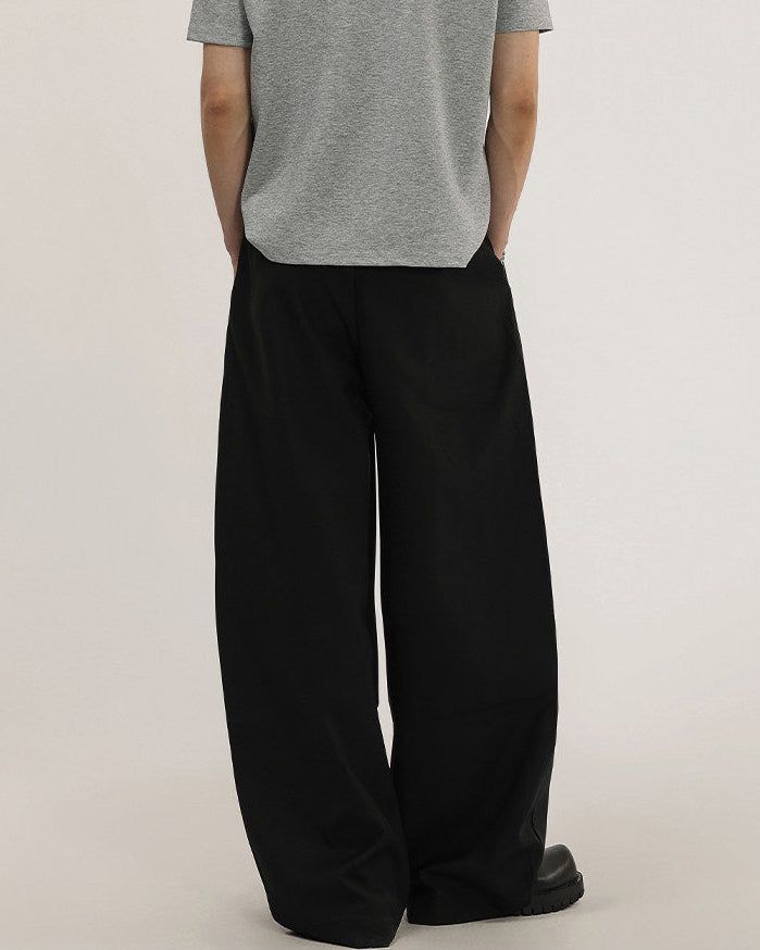 Modern Wool Blend Trousers