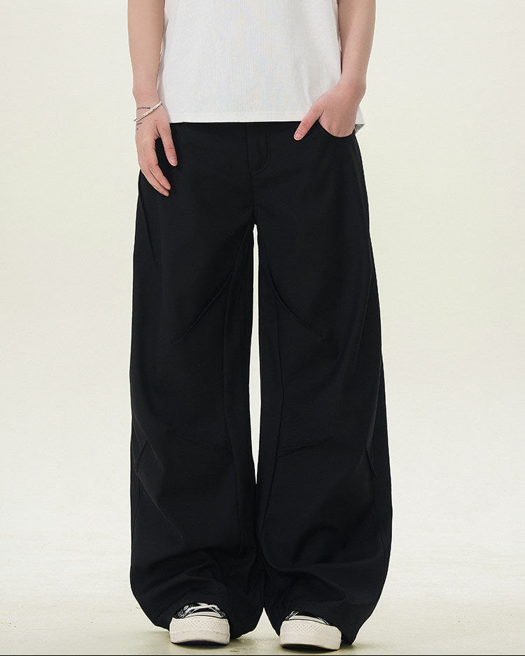 Minimalist Cotton Blend Pants