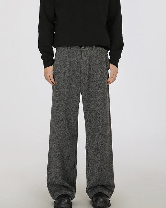 Tailored Herringbone Trousers