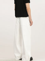 Essential Cotton Wide-Leg Pants