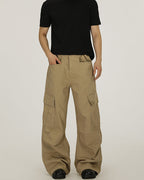 Cotton Twill Cargo Pants