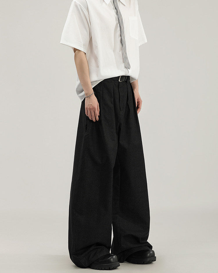 Clean Line Wide Leg Trousers