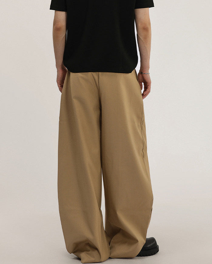 Modern Wool Blend Trousers