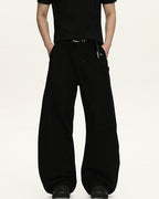 Wide-Leg Utility Pants