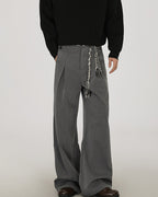 Relaxed Fit Pleated Trousers