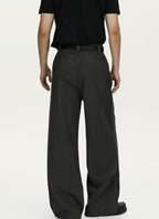 Wool Wide-Leg Trousers