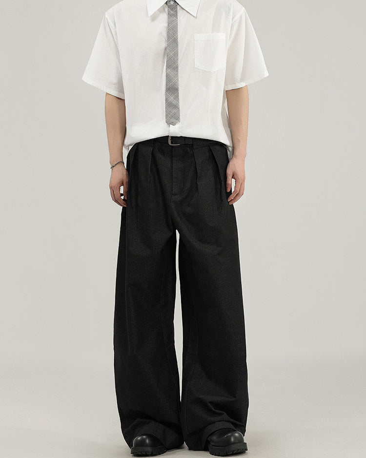 Clean Line Wide Leg Trousers