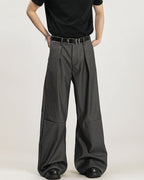 Slim Pleat-Front Trousers