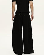 Wide-Leg Utility Pants