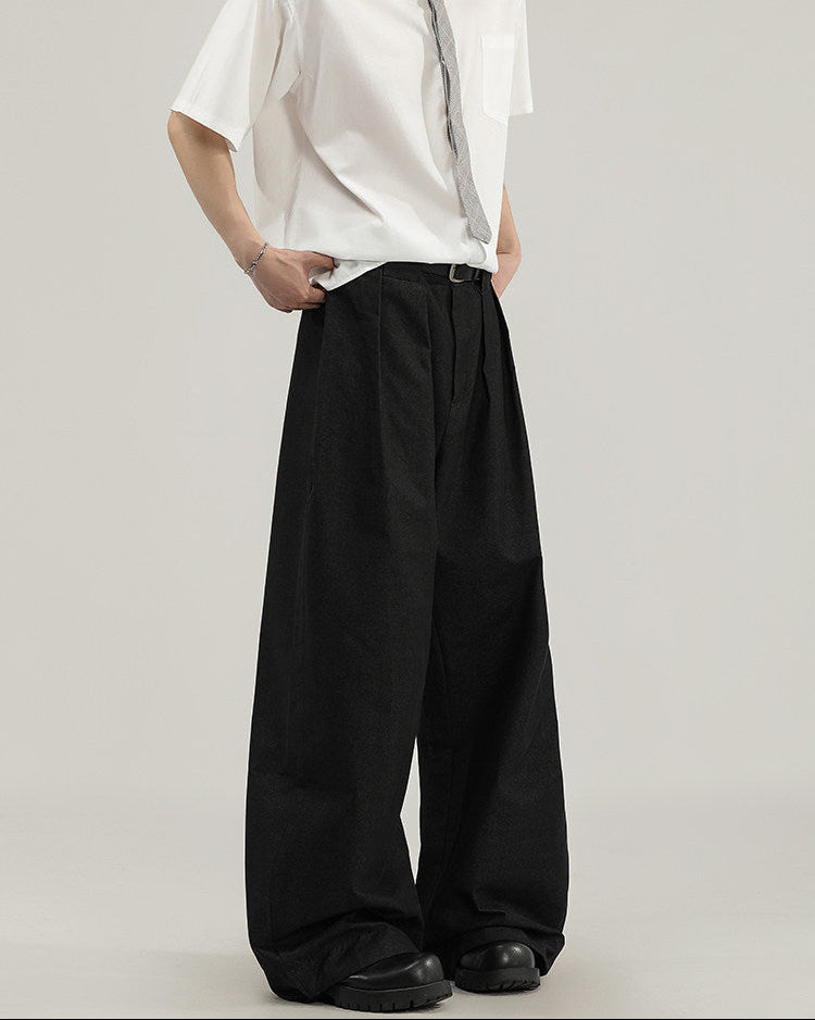 Clean Line Wide Leg Trousers