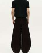 Wide-Leg Corduroy Trousers