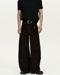 Wide-Leg Corduroy Trousers