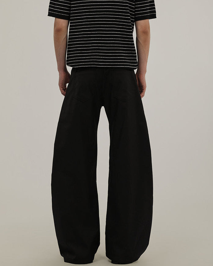 Wide Leg Tailored Trousers
