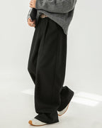 The Woolblend Draped Trousers