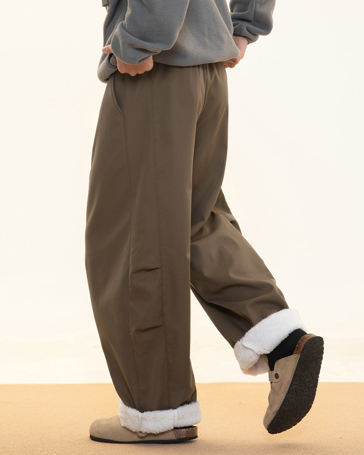 The Divide Pleat Fleece Jeans
