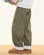 The Divide Pleat Fleece Jeans