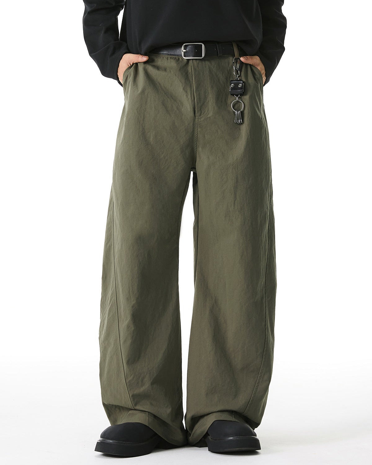 The Divide Pleat Panel Trousers