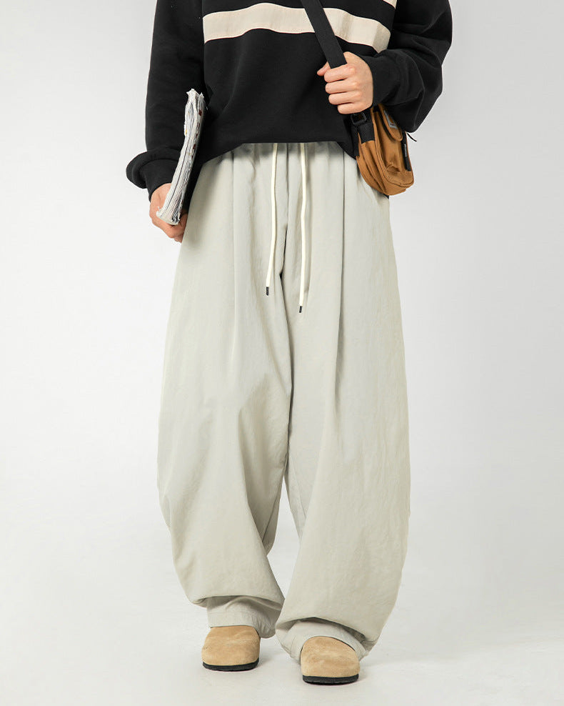 The Contour Pleat Drawstring Trousers