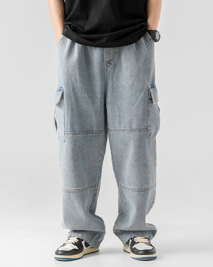 The Arden Washed Utility Denim Jeans
