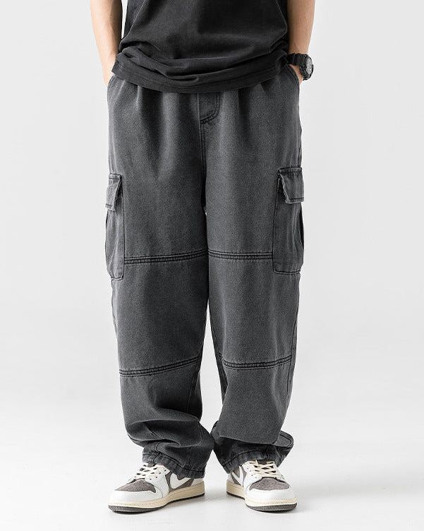 The Arden Washed Utility Denim Jeans