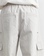 Parachute Cargo Pants with Drawstrings