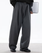 The Draped Ease Pleat Trousers