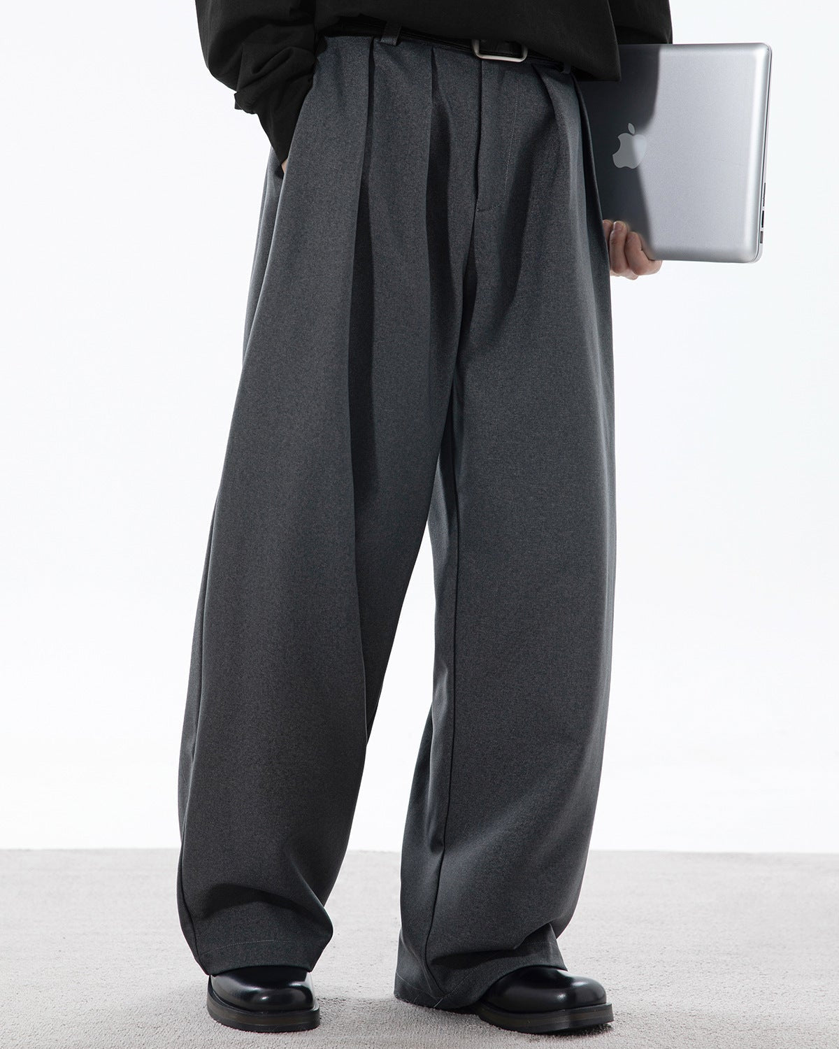 The Draped Ease Pleat Trousers