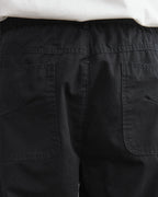 Relaxed Elastic Waistband Jeans look Trousers
