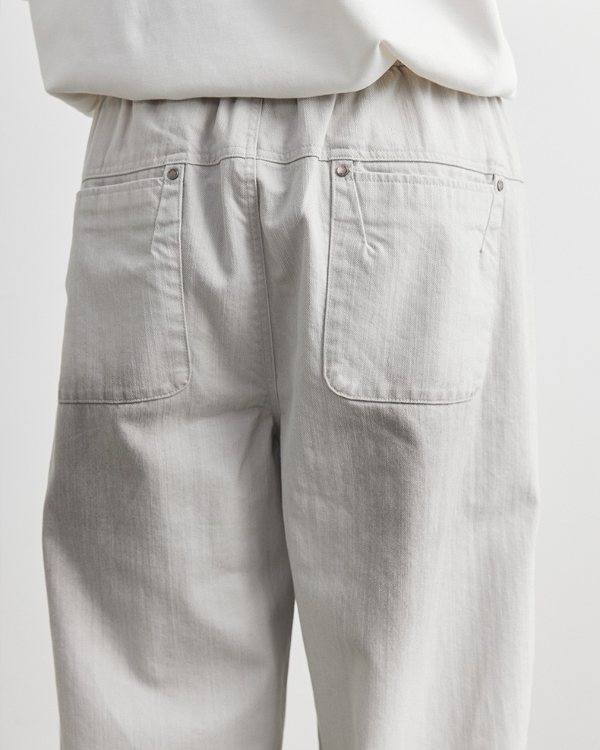 Washed off Lounge Pants with Drawstrings