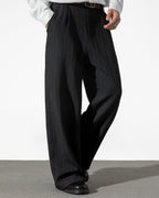 The Strata Pleated Stripe Trousers