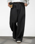 The Strata Pleated Stripe Trousers