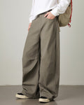 Wide-Leg Utility Trousers