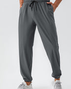 Nylon Cool Loose Quick-Dry Stretch Sports Pants