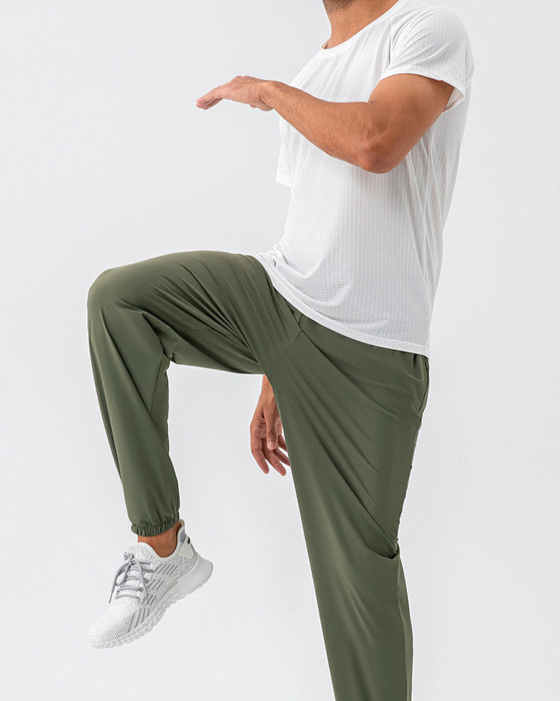 Nylon Cool Loose Quick-Dry Stretch Sports Pants