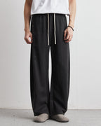Tencel Loose Drawstrings Jogger Trousers