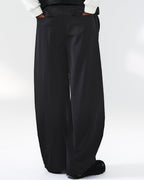 Wide-Leg Technical Drawstring Pants