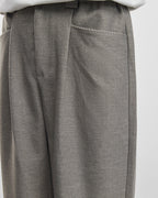 Simple Silhouette 370G Heavyweight Wide Leg Casual Pants